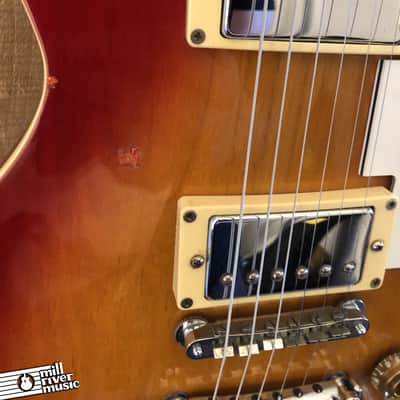 Aria Pro II Vintage Bolt-On Les Paul Copy Singlecut Cherry Sunburst c. 1990s image 9