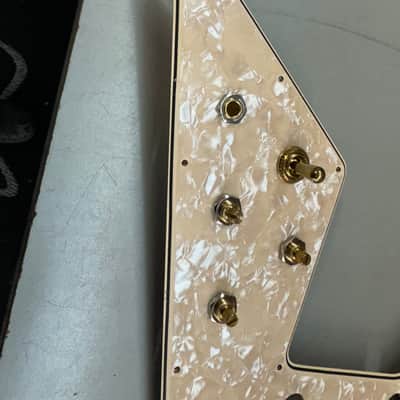 WD Music Flying V Wired Pickguard Pots, Switch & Jack image 5