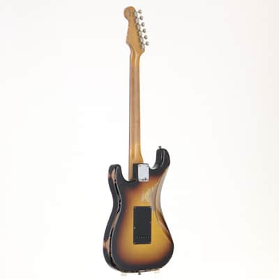 FENDER CUSTOM SHOP Limited Edition '60 Dual-Mag II Stratocaster Super Heavy Relic Aged 3-Color Sunburst [CZ561469] (04/30) image 15