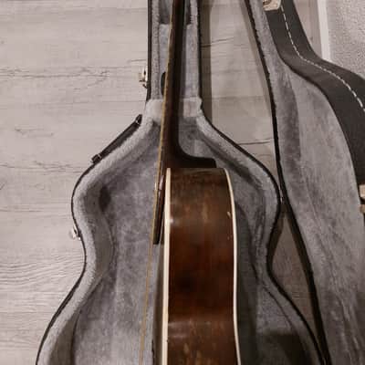 Juwel Vintage Archtop Guitar From 1950 Walnut Brown image 6
