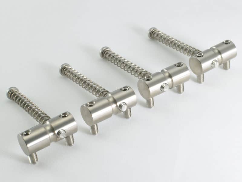 KTS PR-03 Titanium Saddle Set for Vintage Style Jazz & Precision Bass image 1