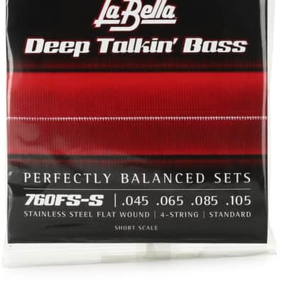La Bella 760FS-S Deep Talkin' Bass Flatwound Bass Guitar Strings - .045-.105 Standard Short Scale image 2
