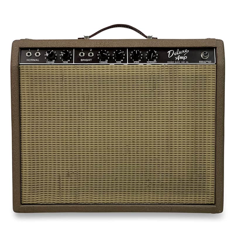 Fender Deluxe 6G3 Brownface 20-Watt 1x12" Guitar Combo 1961 - 1963 image 1