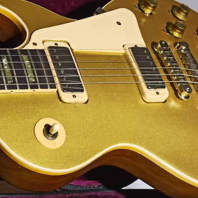 Gibson Les Paul 1971 - 1972 - 73  Deluxe Goldtop Nacre Pearl Full Body Mahogany image 23
