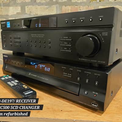 sony STR-DE197/Cdp-cc500 Cd Stereo System w/remot fully functional- refurbished image 1
