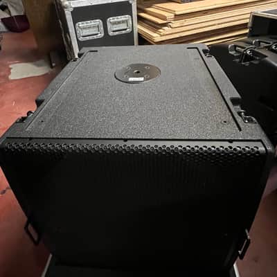 Martin Audio PSX Compact 15" Self-powered Subwoofer with wheelboard and transit cover image 3