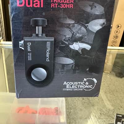 Roland RT-30HR Dual Acoustic Snare Drum Trigger 2010s - Black image 1