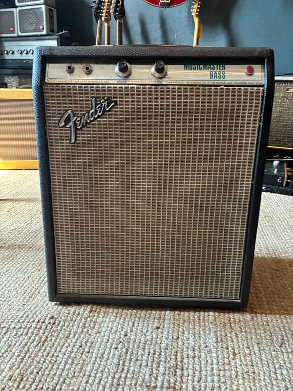1973 Fender Musicmaster Bass 12-Watt 1x12" Bass Combo 1970 - 1980 - Silverface image 1