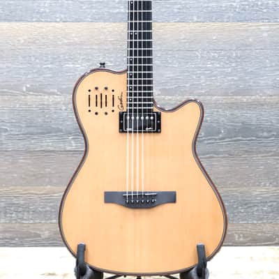 Godin A6 ULTRA Mahogany Deluxe Natural HG "B-Stock" Electro-Acoustic Guitar w/Bag image 1