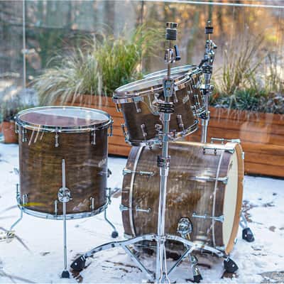 Polmuz drums Maple Model 1 - 20/10/12/16 - Satin Brown image 2