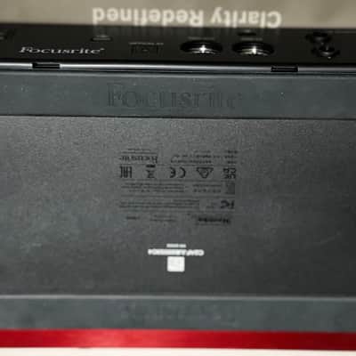 Focusrite Clarett+ 2Pre USB-C Audio Interface 2021 - Present - Red image 6