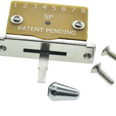 Heavy Duty 5 Way Guitar Pickup Lever Switch Guitar Pickup Selector Switch for Strat Tele with Plastic Chrome Tip image 1