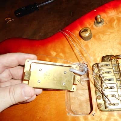 Schecter Van Nuys Hot Rod Custom Strat Super Rare! Curly Maple  1 Humbucker Cherry Sunburst image 8