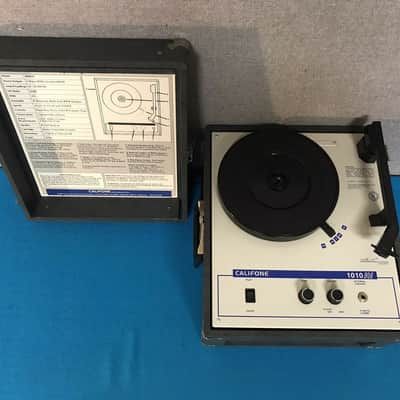 Califone 1010AV Portable 4-Speed Record Player/Phonograph - Tested & Working image 1
