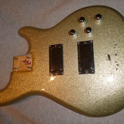 Daisy Rock Bass body 1990s? - silver sparkle image 2