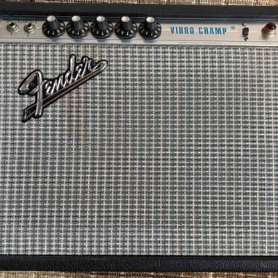 Fender Vibro Champ 6-Watt 1x8" Guitar Combo 1972 - Silverface - Very Good Condition image 1