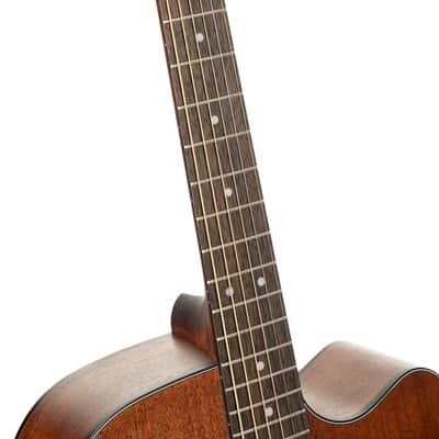 Cort EARTH60MCEOP Earth Series Dreadnought Venetian Cutaway Solid Mahogany Top Mahogany Neck 6-String Acoustic-Electric Guitar image 8