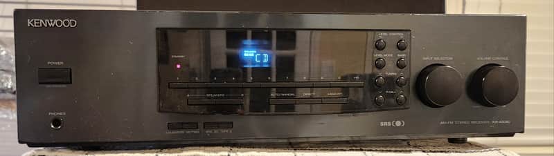 Kenwood Kenwood KR-A5080 is a 2-channel AM/FM stereo receiver 90s  - Black image 1