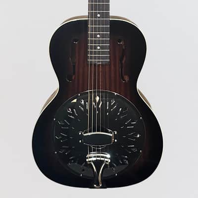 Recording King RR-41-VS Rattlesnake Wood Body Resonator Guitar - Vintage Sunburst image 1