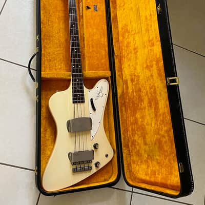 Gibson Thunderbird II Bass 1964 - the mintest 100% original Polaris White Reverse Thunderbird II Bass on Earth ! image 22