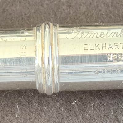 Vintage Gemeinhardt M2S Semi-Pro Solid Silver Flute - Closed Hole- 1969-1972 - Freshly Serviced by John Butler image 6