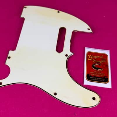 General Vintage Tone 1960’s pickguard for Telecaster ®️ extruded Máster of edad GVT®️ - Aged mint green image 4