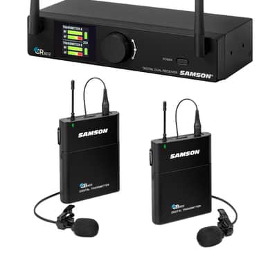 Samson Concert XD2 Dual Presentation Wireless Microphone System Lavaliere image 2