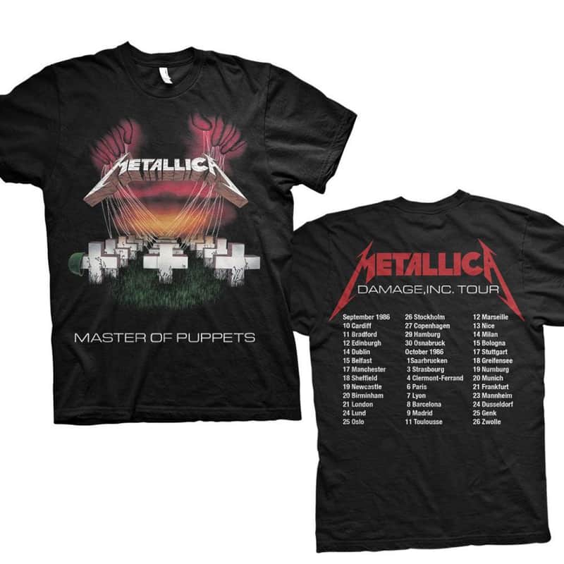 Rock Off Metallica Unisex T-Shirt | Master Of Puppets | Large image 1