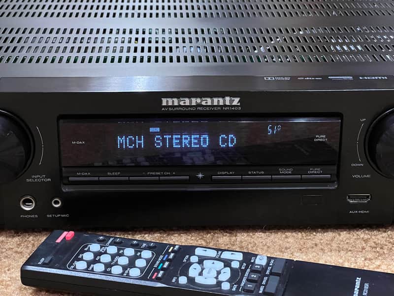 Marantz NR 1403 5.1-channel 50W Dolby DTS HDMI Slimline A/V