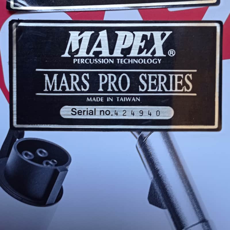 Mapex Mars Pro Series original Badge 80s-90s - Rare / Original image 1