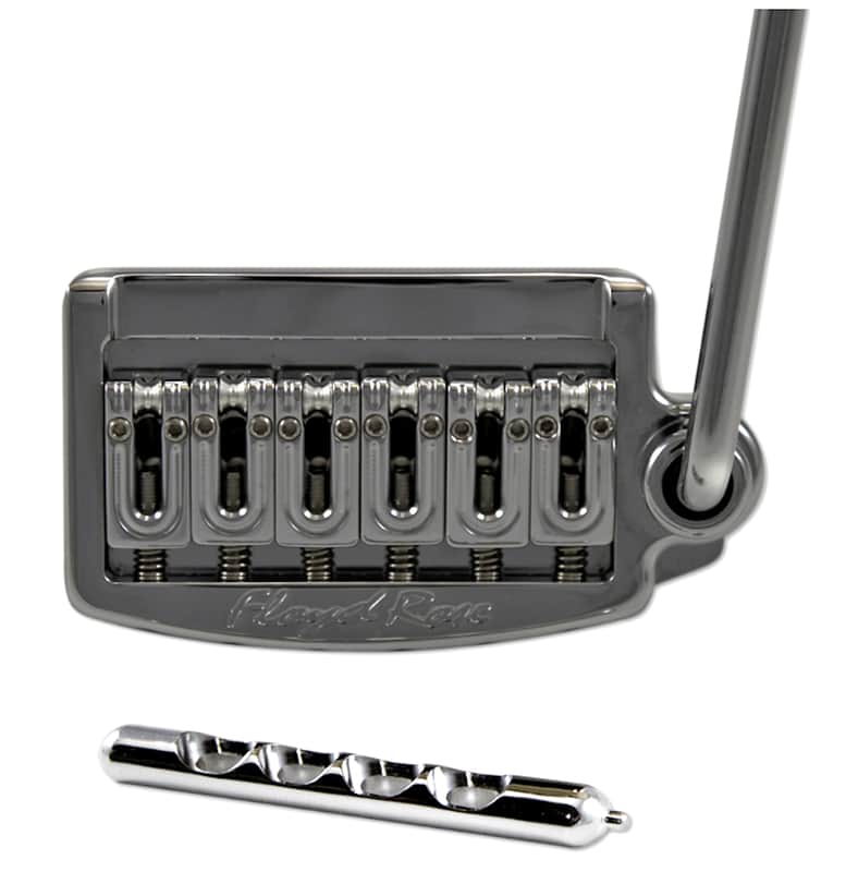 Floyd Rose RT500W Rail Tail Tremolo Fender Stratocaster Guitars Wide String Spacing Black Nickel image 1