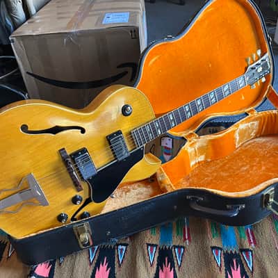 1968 Gibson ES-175DN Natural Blonde All Original Metheny Jazz Box image 2