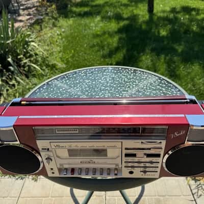 SANYO MR-V8MK Rare Vintage Mint Boombox Warranty 220V Fully Working Serviced image 3