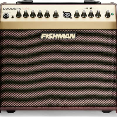 Fishman Loudbox Mini Bluetooth Acoustic Guitar Combo Amplifier, 60W, Brown image 1