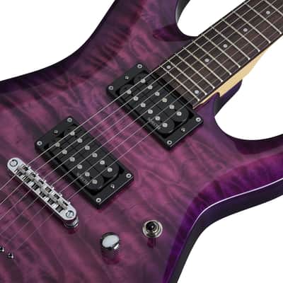 Schecter C-6 Plus Electric Magenta image 4