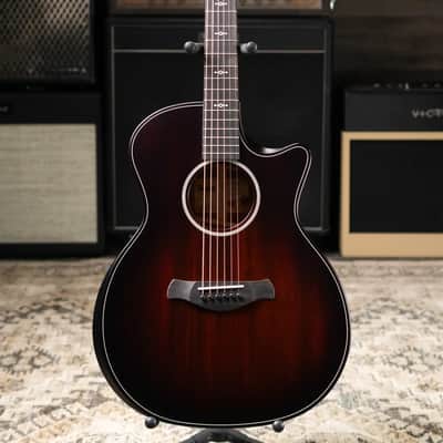 Taylor Next Generation Builder's Edition 324ce Grand Auditorium Acoustic/Electric Guitar - Tobacco Kona Burst with Hardshell Case image 3