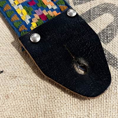 Vintage Ace Style Embroidered Guitar Strap Circa 1960s / 1970s image 3