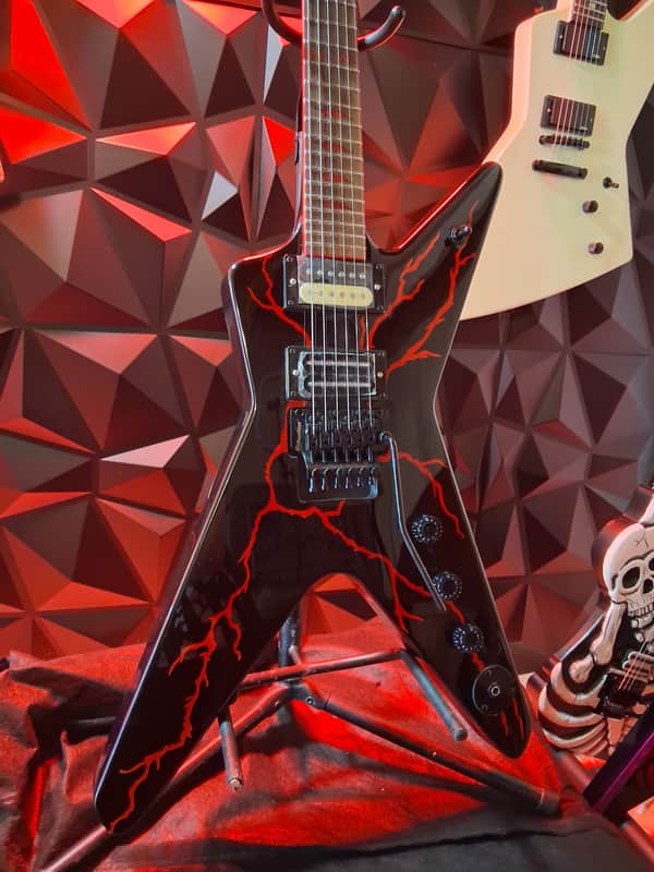 FireFly Dimebag Darrell Blood Bolt Tribute 6 String Electric Guitar