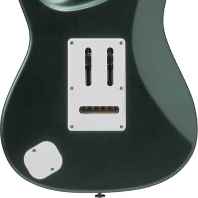 Ibanez AZ2204N Prestige Electric Guitar, Rosewood Fingerboard, Ivy Green Metallic image 3
