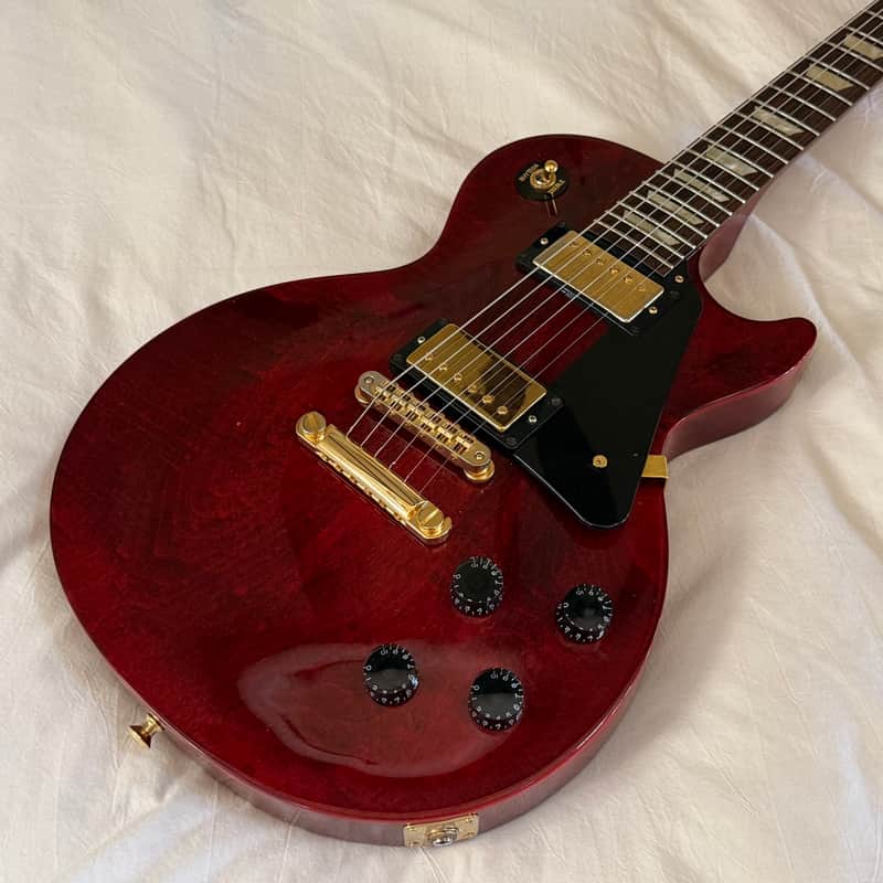2009 Gibson Les Paul Studio with Gold Hardware - Wine Red Gloss - Free Pro Setup image 1