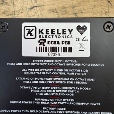 Keeley Octa Psi Transfigurating Fuzz 2024 - Black image 8