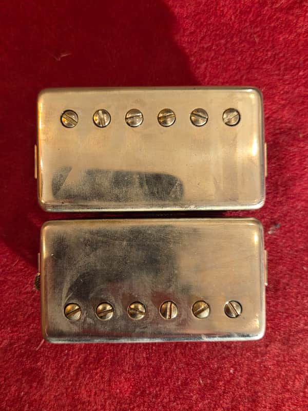 Gibson Custom Shop Custombucker Set Medium-Aged Nickel image 1