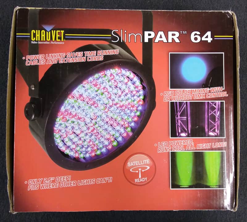Chauvet SlimPAR 64 RGB DMX LED Wash Light image 1