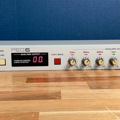 Akai PEQ6 6-channel Analog Programmable Equalizer