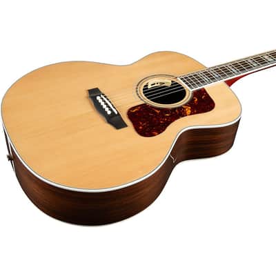 Guild F-55E Jumbo Acoustic-Electric Guitar Regular Natural image 5