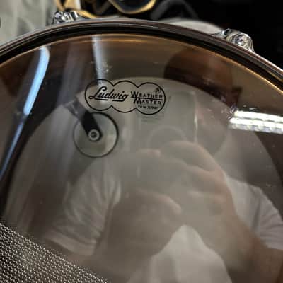 1984 Chicago Ludwig LB552K Hammered Bronze 6.5x14" 10-Lug Snare Drum 1984 image 4