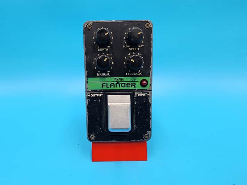 Rare Vintage 80s Yamaha FL-01 Flanger Guitar Effect Pedal Japan MIJ LFO Waves image 1