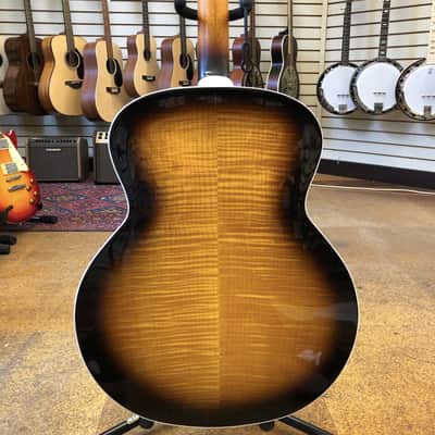 Guild F-250E Deluxe Sitka Spruce/Flamed Maple Jumbo Acoustic-Electric image 3