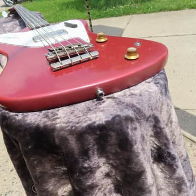 GIBSON 1966 THUNDERBIRD ll BASS BURGUNDY MIST PRO REFIN NON-REVERSE  RARE! [VIDEO] image 5
