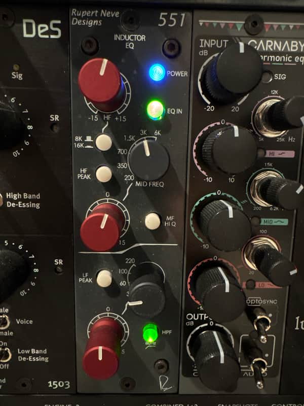 Rupert Neve Designs 551 500 Series Inductor EQ Module 2014 - Present - Shelford Blue image 1